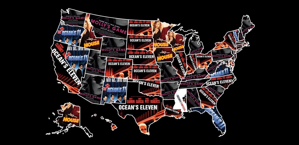 Most Popular Gambling Movie in Every State