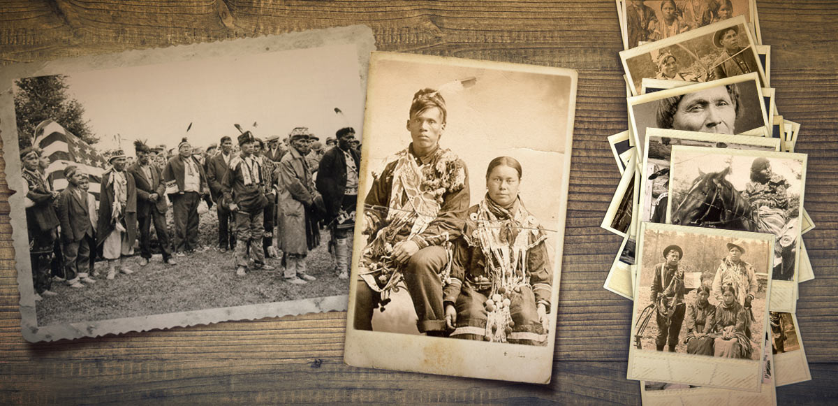 Potawatomi tribe historic black and white photos